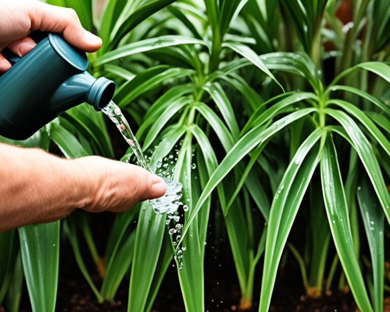 dracena podlewanie