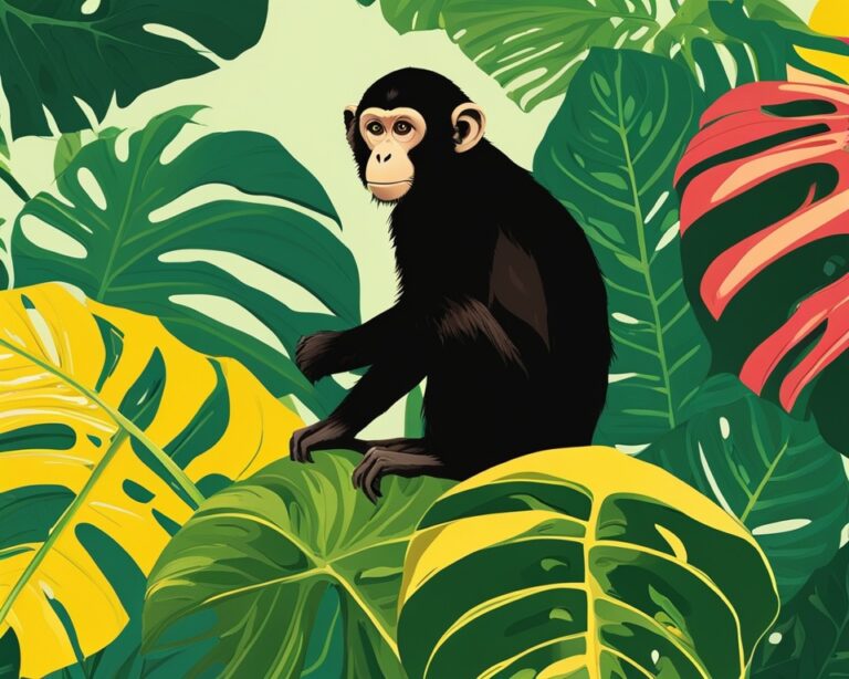 monstera monkey żółte liście