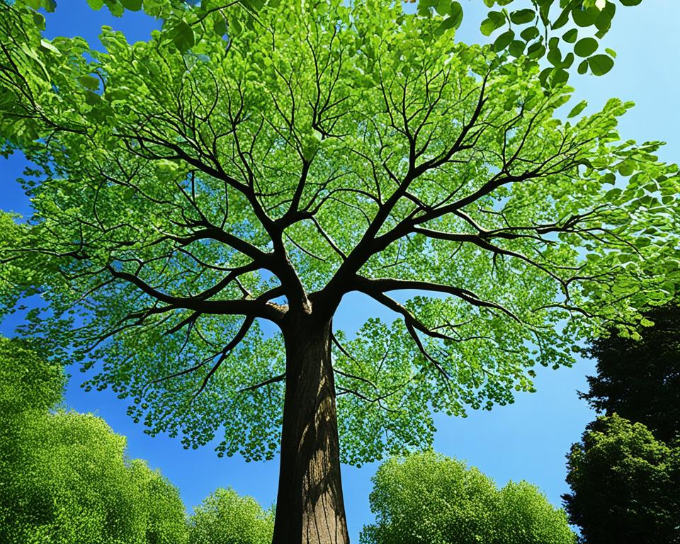 Robinia akacjowa na pniu