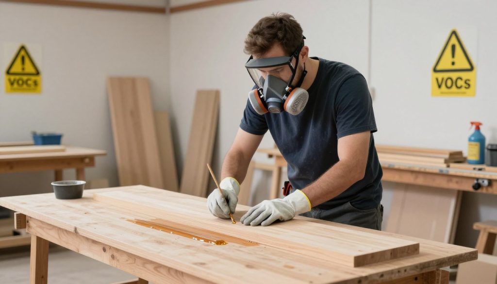 zatrucie lakierem do drewna objawy i środki ochrony