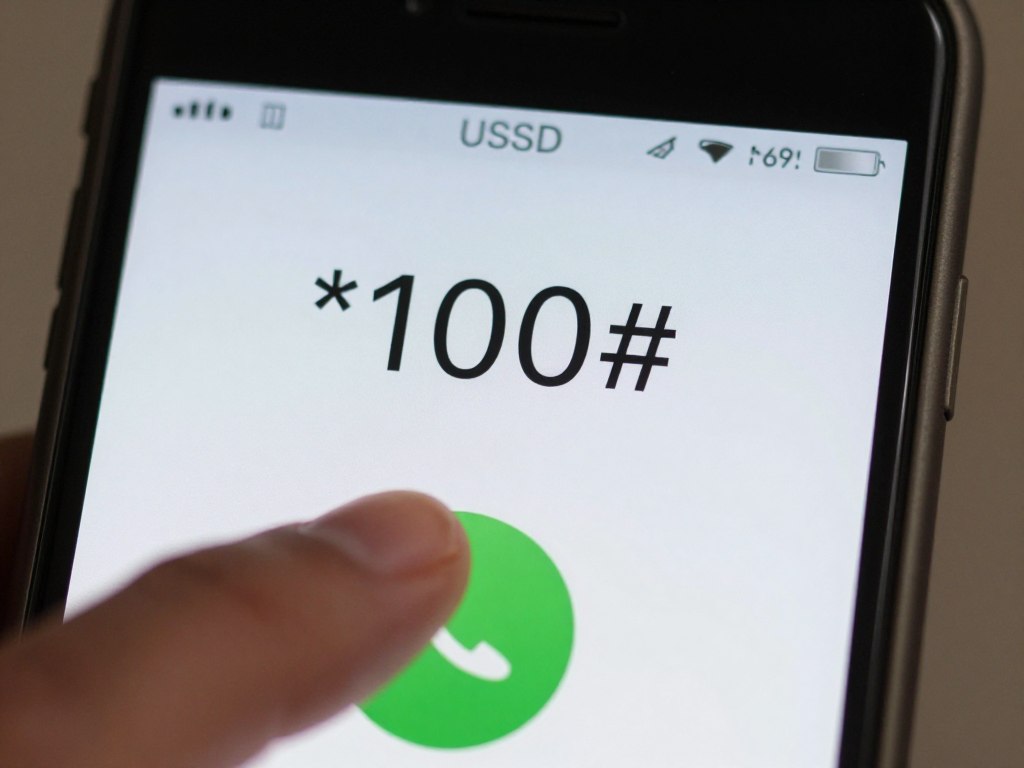 Ekran telefonu z kodem USSD Plus do sprawdzenia ilości doładowań