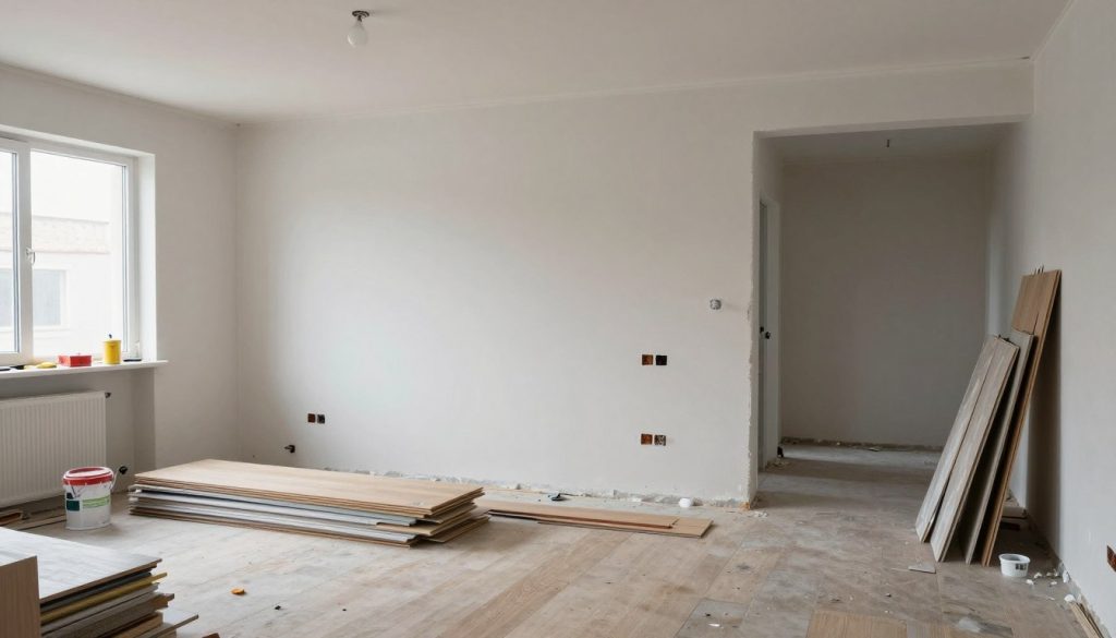 Kompleksowy remont domu 100m2 - wnętrze w trakcie modernizacji