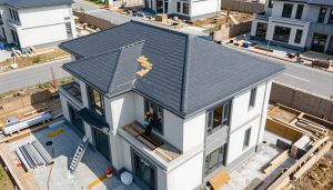 Koszt Remontu Dachu i Domu - widok z góry na nowy dach ceramiczny