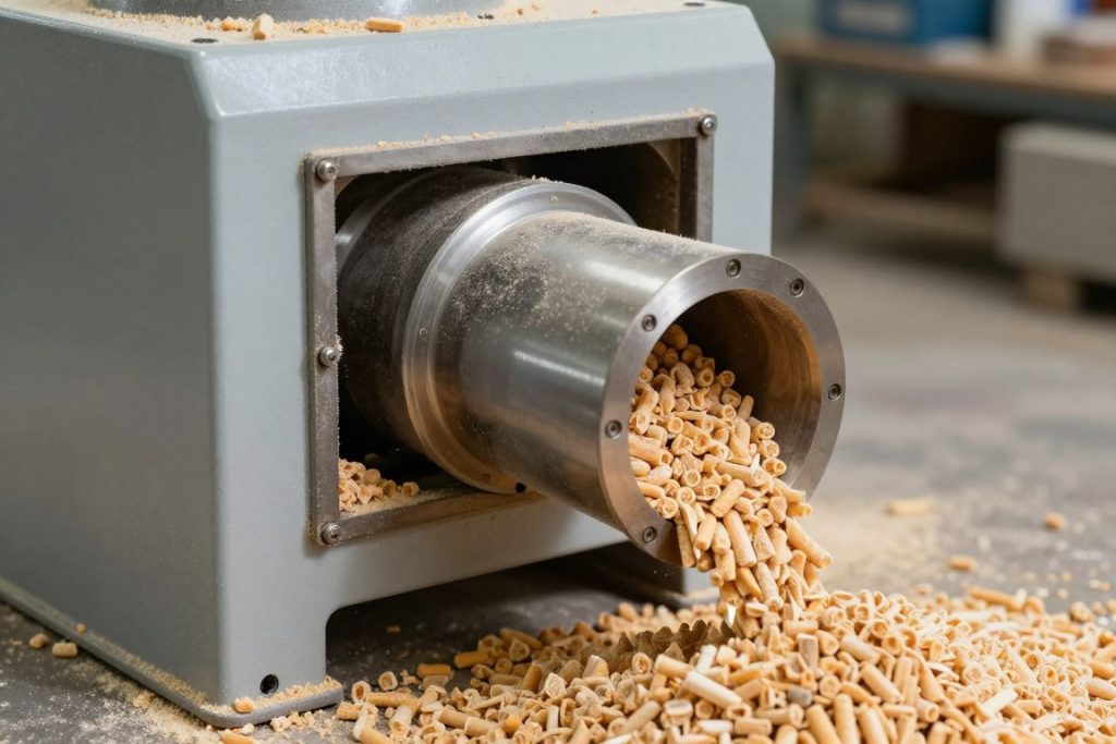 Maszyna do produkcji pelletu z zrębków drewnianych Maszyna do produkcji pelletu z zrębków drewnianych