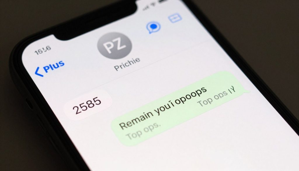 Wiadomość SMS sprawdzająca ile zostało doładowań Plus Mix