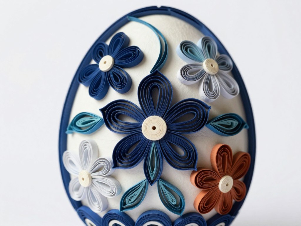 technika quilling wielkanocne pisanki z papieru