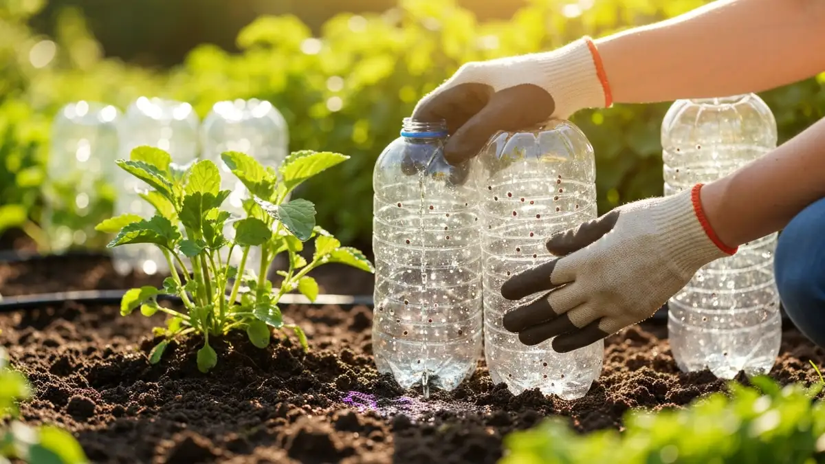 Butelkowe nawadnianie DIY – tanie systemy kroplujące z recyklingu dla każdego ogrodu