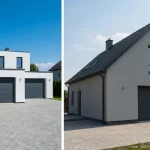 Porównanie garażu w bryle domu i garażu wolnostojącego